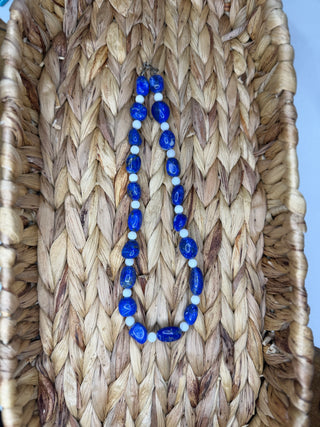The Lapis Chunky Necklace