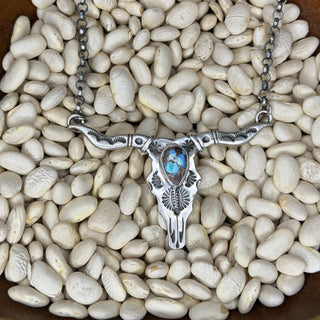 The Stamped Longhorn Necklace