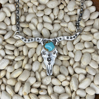 The Stamped Longhorn Necklace