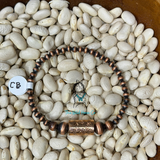 The Copper Barrel Bead Bracelet