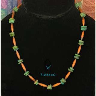 The Copper Melon x Turquoise Necklace