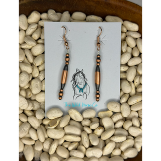 The Copper Melon Bead Earrings