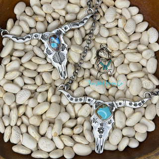 The Stamped Longhorn Necklace