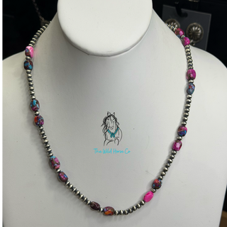 The Mojave & Sterling Pearl Necklace