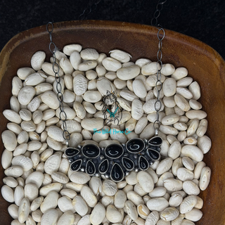 The Onyx Cluster Necklace