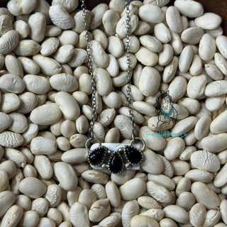 The Onyx Triple Necklace