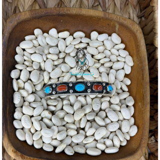 The Coral x Turquoise Multi Stone Cuff