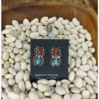 The Americana Swirled Earrings