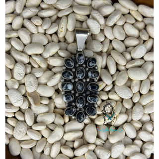 White Buffalo Cluster Pendant