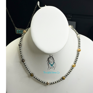 The Wild Horse x Sterling Pearl Necklace